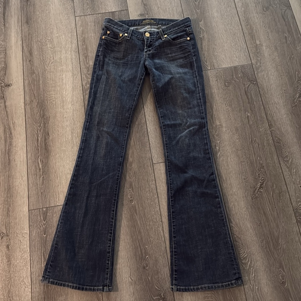 Y2K Bebe jeans size 26 Carmen rivet low rise - Picture 3 of 6